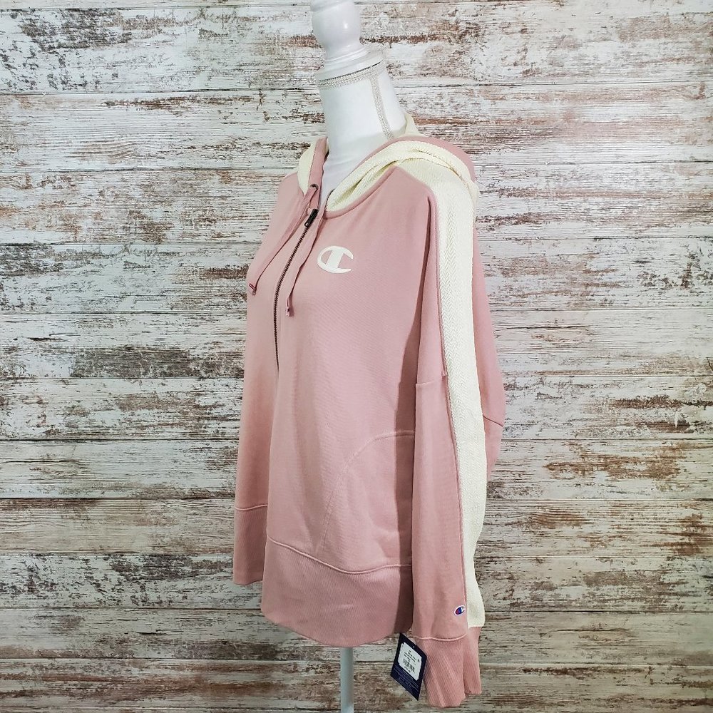 Champion Women Herringbone Pink Zip 3X - Picture 5 of 11